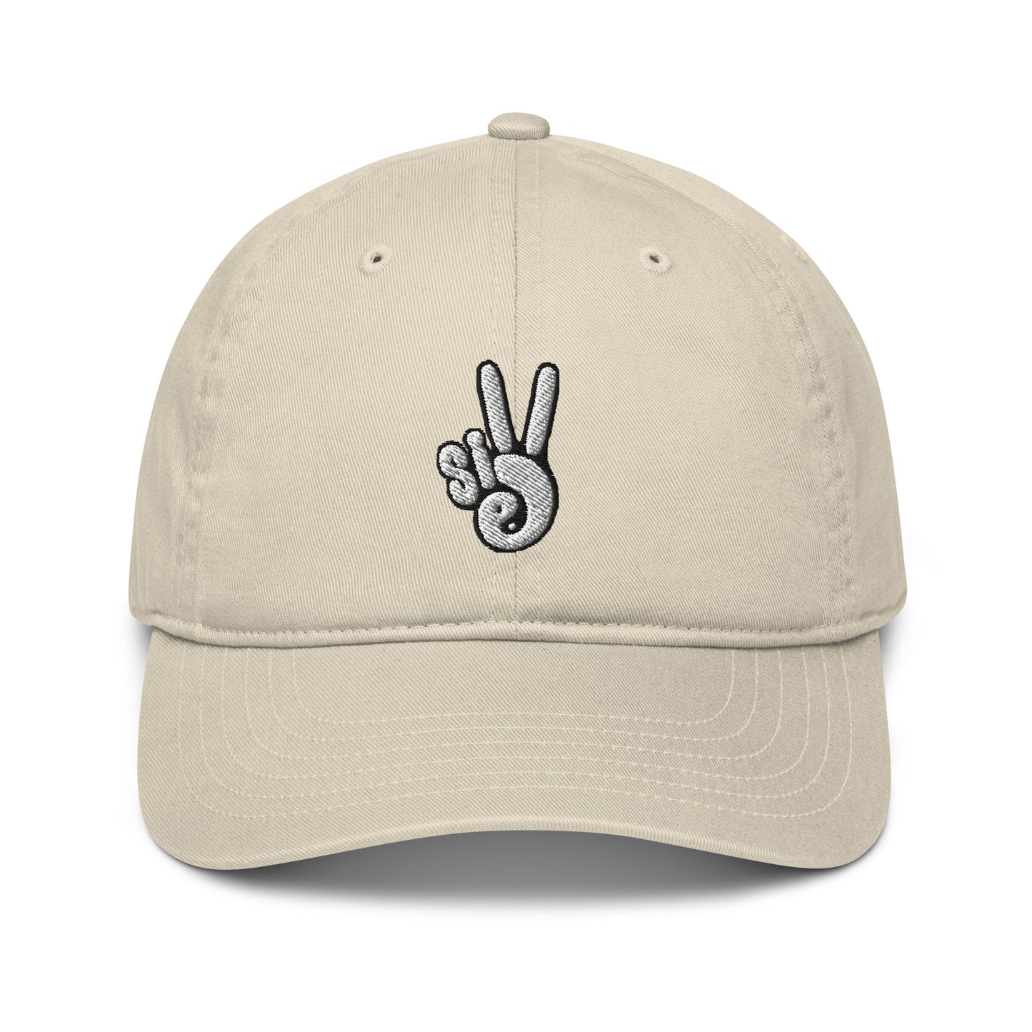 Organic Sille Peace Sign Hat