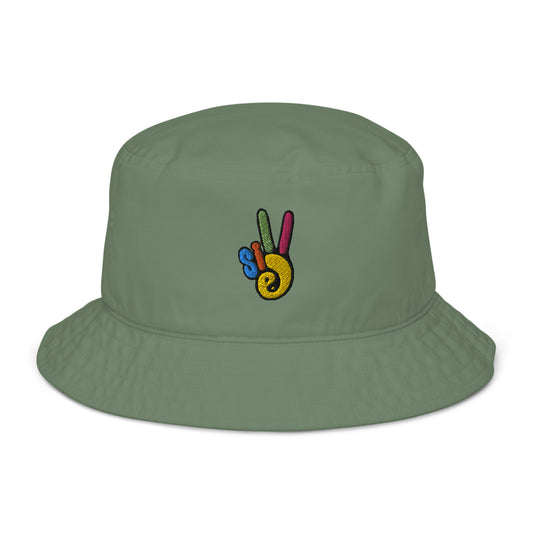 Organic Color Peace Bucket Hat