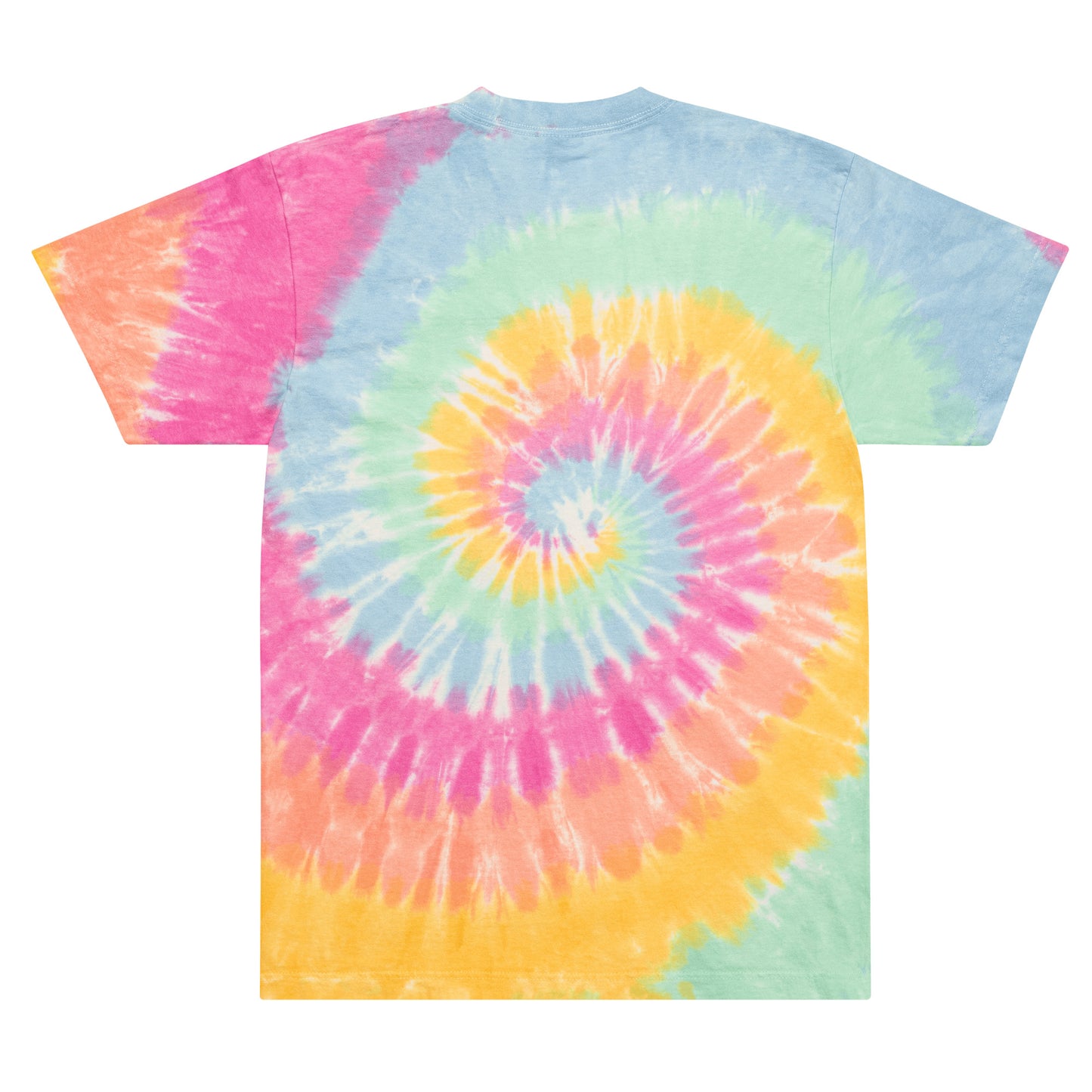 Oversized Color Peace Tie-dye T-shirt